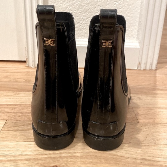 Sam Edelman Black Chelsea Rain Booties - Picture 2 of 9
